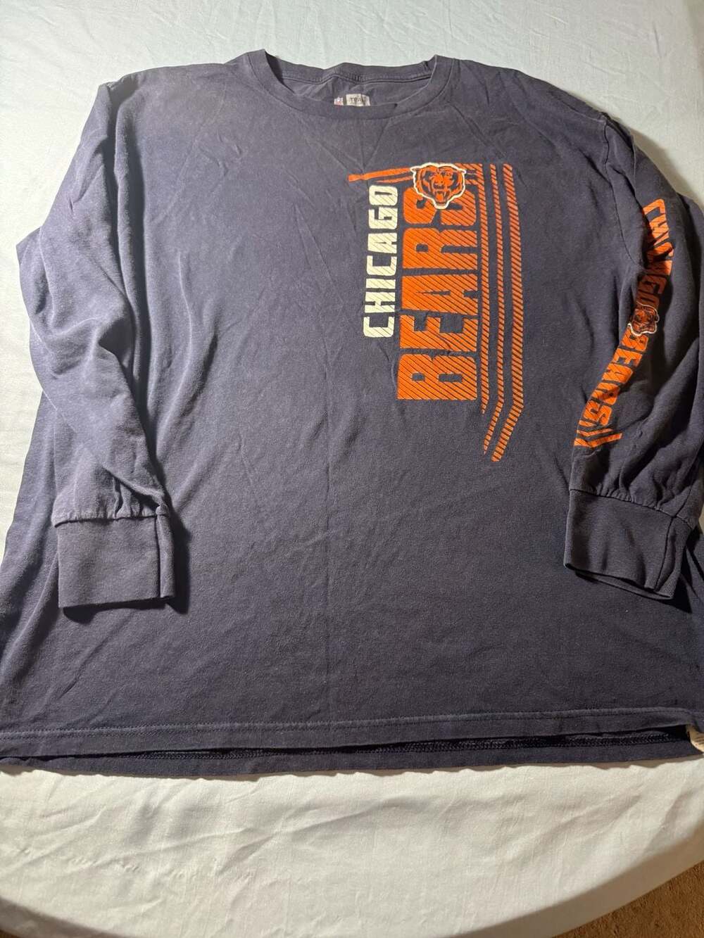 Chicago Bears Navy Blue Long Sleeve T-Shirt